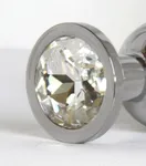 Clear Jewel Butt Plug