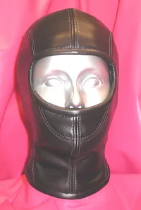 Leather Beanie Hood