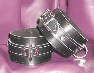 leather ankle cuffs