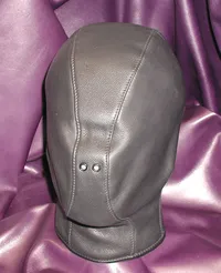 Locking Leather Hood