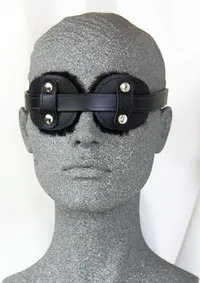 Leather Disc Blindfold