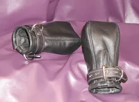 Leather Fist Mitts